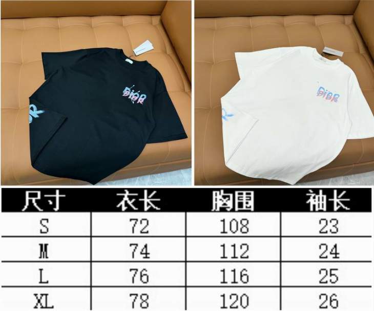 Dior T Shirts Short _SKUDiorS-XLzztr0415576